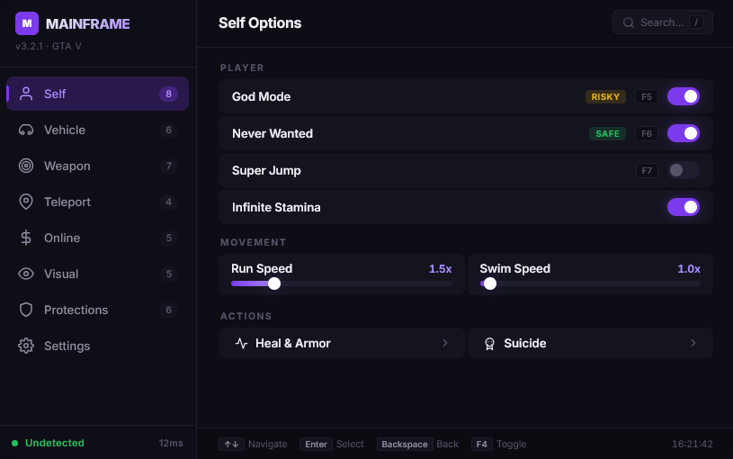 Mainframe Minecraft Mod Menu
